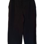 Ponte Pants sz L Black Spanx Wide Leg cropped ponte pants Photo 8