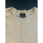 Lumiere Peach Confetti Sweater Women Size Small Oversized Boho Photo 2