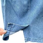 Newport News VTG 80s Light Wash Jean Skirt Knee Length Women’s 14 Denim Blue Photo 5