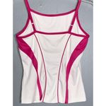 Bolle White With Pink High Performance Athletic Tennis Sport Tank Top S Photo 8