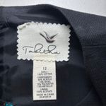 Anthropologie Tabitha Black Cotton Diamond Embroidered Boho Sleeveless Dress 12‎ Photo 4