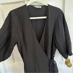 Everlane  The City Stripe Wrap Dress Photo 8