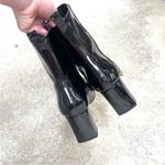 Good American NEW  Black Patent Leather Heeled Bootie Heel Size 11 Photo 4