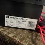 Adidas NWT predator elite ft FG cleats M 13 1/2 / W 14 1/2 Photo 1