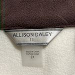 Allison Daley  size 2X women's full zip polyester jacket long sleeve with pockets Photo 6