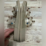 Vince Camuto  Slide Sandals Clear Jeweled Size 7.5 Bling Slip On Pool Beach Photo 5