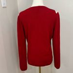 Charter Club  100% Cashmere Red Argyle Sweater Medium Photo 2