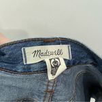 Madewell  Rigid Denim A Line Mini Skirt in Leandra Wash Size 29 Raw Frayed Photo 4