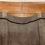 Loft Women Wool Blend Skirt Sequin Velvet Trim Lined Aline-8P Photo 2