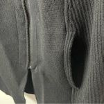 Athleta  Sentinel Extra Fine Merino Wool Blend Black Long Sleeves Knit Jacket XS Photo 4