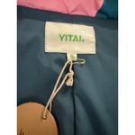 YITAI XL Oversized Puffer Jacket Color Block Quilted High Collar Padded Coat Pink Photo 4