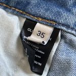 Oliver Logan Jeans Womens 35 Blue Wide Leg Cargo Madison High Rise Light Wash Photo 5