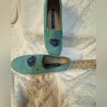 Karl Lagerfeld  Ryann Seafoam Suede Embellished Sneakers size 7.5 Photo 5