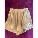 Danielle Bernstein Revolve WE WORE WHAT Terry Loungewear Shorts XS Butter Yellow Photo 3