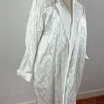 Eileen Fisher Organic Cotton Satin Steel Coat in Ivory Photo 2