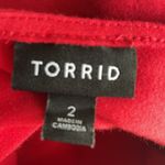 Torrid Red Mini Foxy Square Neck Bodycon Dress Photo 5