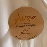 Aura  by Wrangle white Western Pearl snap button down shirt Size XL Photo 6