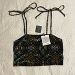 Urban Renewal NWT  Cropped Velvet Patterned Tank Top Photo 0