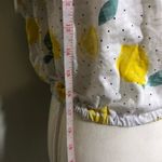 Arizona Jeans NWT Lemon Print Lace Trim Crop Top Tee Smocked New Photo 5