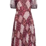 Notte Marchesa Floral Print Chiffon Midi Wrap Dress Photo 4