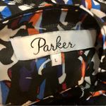 Parker Zulma Halter Mini Dress Mesh Cut Outs Confetti Pattern Multi Abstract szL Photo 15