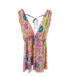 Beach Bunny  Swim Cover Up Dress‎ Retro Colorful Floral Pool Cruise Resort Small Photo 2