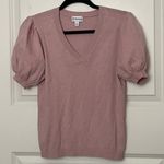 The Drop Cashmere Blend V Neck Sweater Small Pink Photo 0