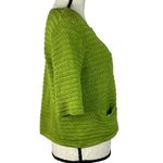 Chico's SZ 0 (Small) Crop Cardigan Sweater Stretch Elbow Sleeves Hook 'n Eye Photo 2