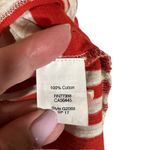 Madewell Red & White Striped Cotton Short Sleeve Scoop Neck Women Sz M Photo 7
