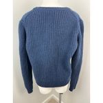 Vince  Wool and Cashmere Chunky Knit Top in Blue Large Photo 1