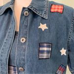 Agapo Collection Americana Midwestern School Teacher Denim Dress Top Jacket S Blue Photo 12
