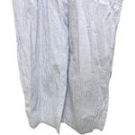 H&M  Blue White Striped Pull on Elastic drawstring pants size XS beach vacation Photo 2