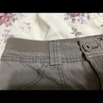 Natural Reflections Natural Reflection Khaki Lightweight High Waist Cropped Casual Capris 4 Photo 3