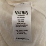 Nation Ltd  Loren Smocked Peasant Tee in off white size XS Photo 5