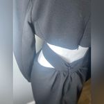 PatBO Women's Cutout Blazer Mini Dress Black Formal Event Size 12 Black Photo 4