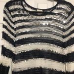 Chico's Chico’s open‎ knit sequin pullover top swim cover up size Chico’s 2 or Large 12 Photo 1