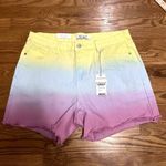 Judy Blue NWT ‎ Cut Off Denim Ombre Shorts  Medium Photo 1