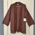 Beyond Yoga  open cardigan in mauve NWT size medium wide sleeve cozy comfort Photo 0