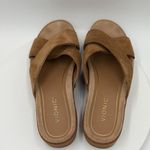 Vionic  Hayden Suede Women's Size 10 Slides Platform Sandals Leather Toffee Brown Photo 5