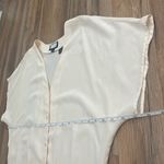 DKNY  100% Silk Beige short‎ Sleeve Ruffle Bodysuit 
Sz 8 
A/2 Photo 6