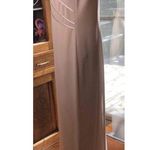Patra Beige Mother Of Bride Dress Two Piece Long Sleeve Embellished Neckline12 Tan Size 12 Photo 3