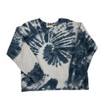 Madewell  Blue Tie Dye Crew Neck Casual Everyday Sweatshirt Size Women's Small Photo 1