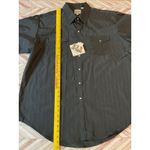 NWT Ely Cattleman Black Western Shirt Cowboy Pearl Snap Size 18 1/2 XXL Photo 4
