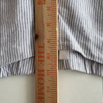 J Jill Love Linen Striped Cropped Wide Leg Pants Petite Small Nautical Button White Size undefined Photo 7