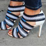 LK Bennett  Eloise‎ heels blue white size 10 $425 size 40 Photo 2