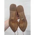 Madewell Arielle D'Orsay Pointed Toe Suede Ankle Wrap Flat in Pink Size 9 Photo 5