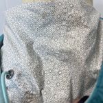 The North Face Size XS Aqua Turquoise Waterproof Hooded Lightweight Rain Jacket Photo 9