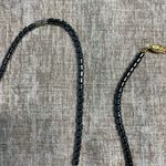 Lot Of 2 Hematite Metallic Black Beaded Necklaces Photo 2