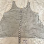 S.O.Y. Shine on you size small Silver sparkly sleeveless top with open back EUC Photo 4