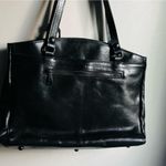 Patricia Nash  Chantilly Lace Poppy Tote Genuine Leather Black and White Photo 6